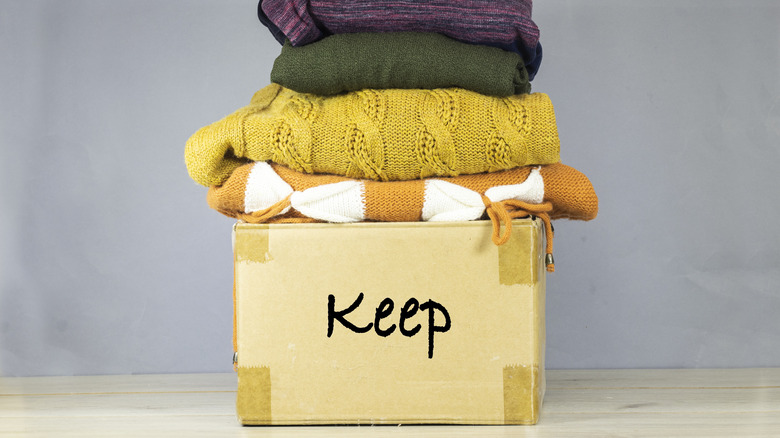 Why Ditching The 'Keep' Box When Decluttering Can Help Simplify Your Space