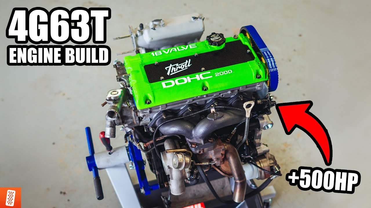 From stock to savage - full 4G63T engine build you need to see