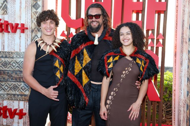 Jason Momoa and his kids on July 18, 2025