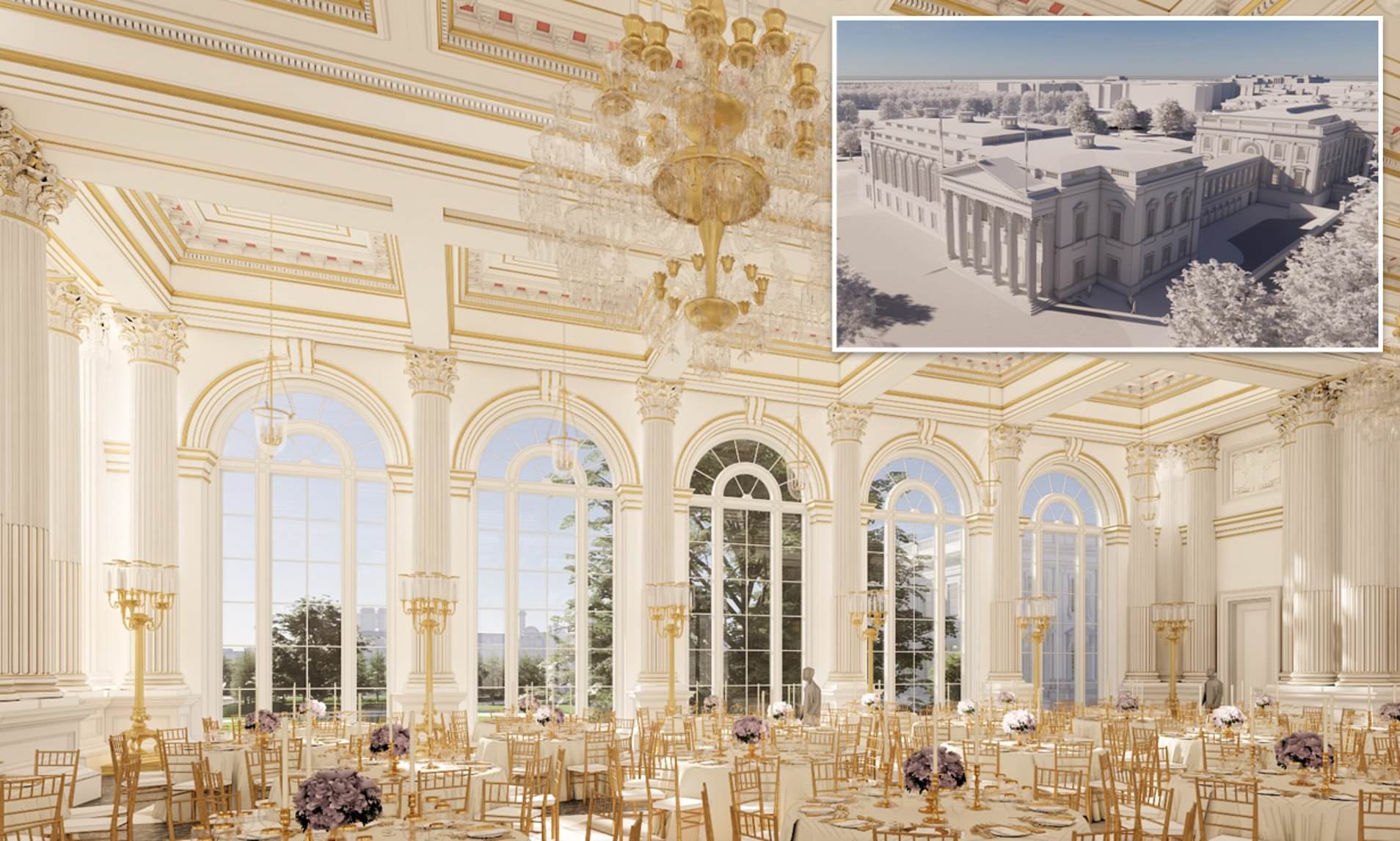 Inside Trump's massive new 90,000 square foot White House makeover(02)