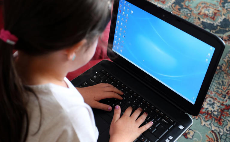 Time children spend online