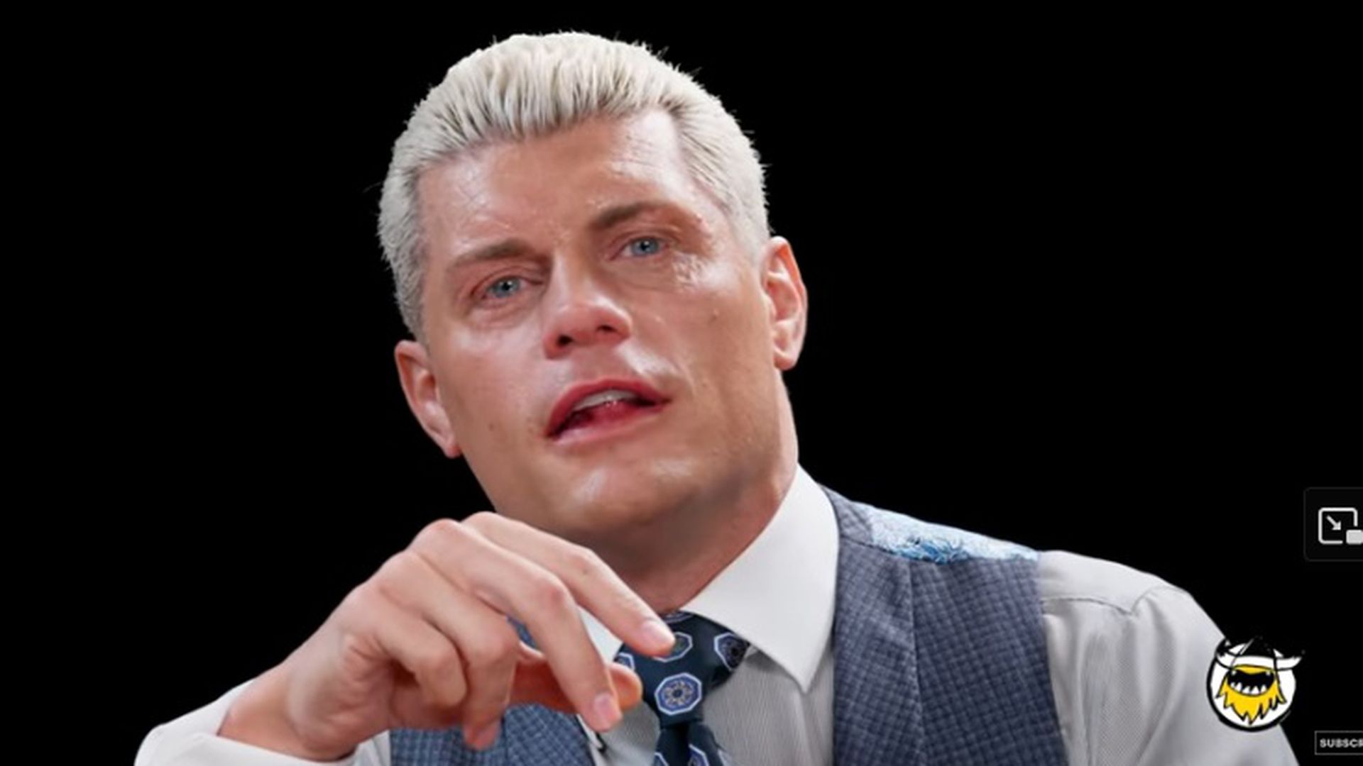 Cody Rhodes takes on Hot Ones and has something to say about Travis ...