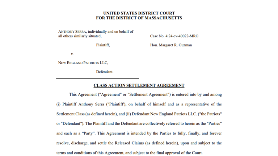 New England Patriots $2.16 million settlement: How to submit your claim