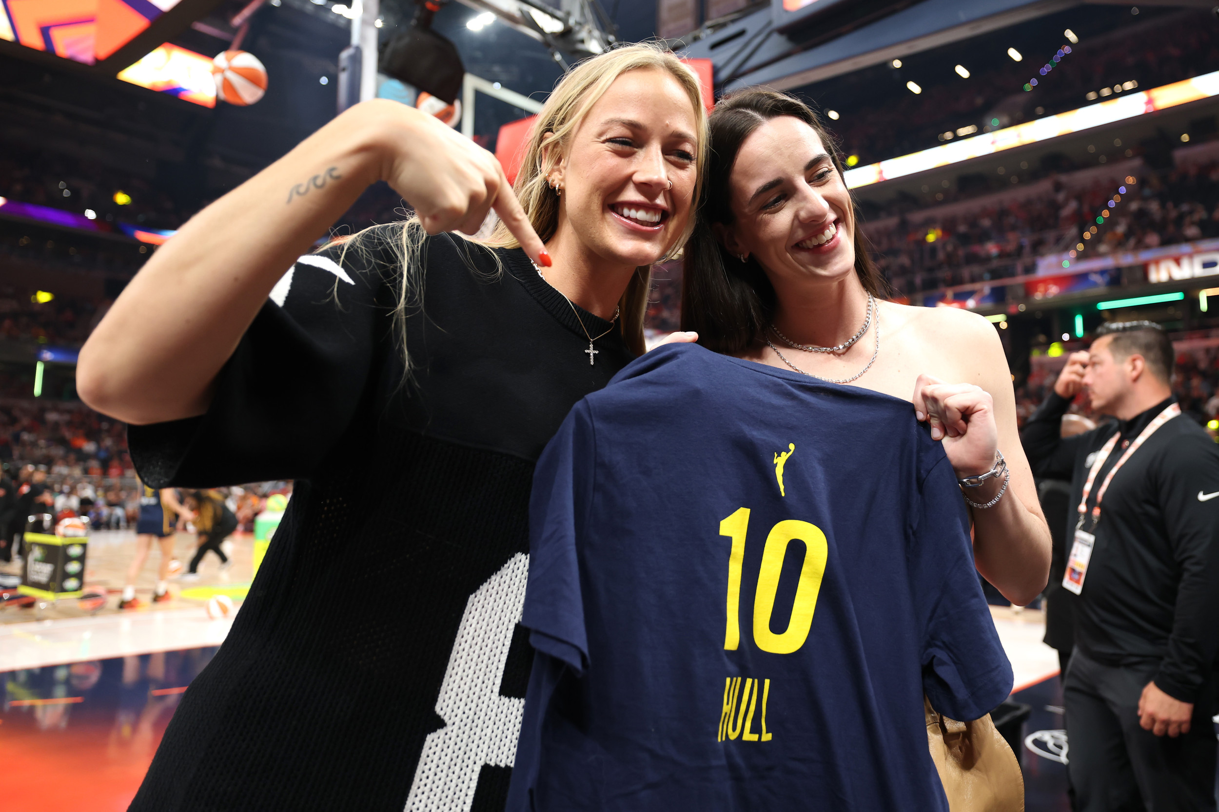 What Caitlin Clark Told Sophie Cunningham After Jacy Sheldon Foul