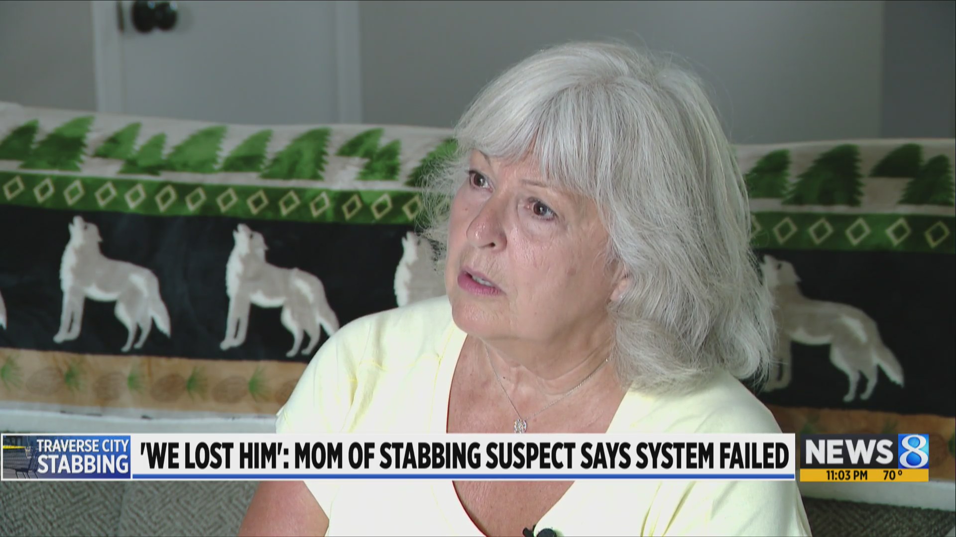 ‘We lost him’ Mom of stabbing suspect says system failed him and society