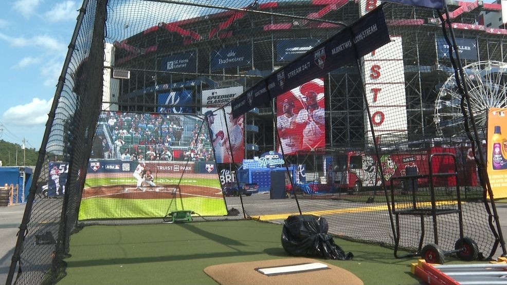 Check out an up close look at BMS Fan Zone and field ahead of the MLB ...