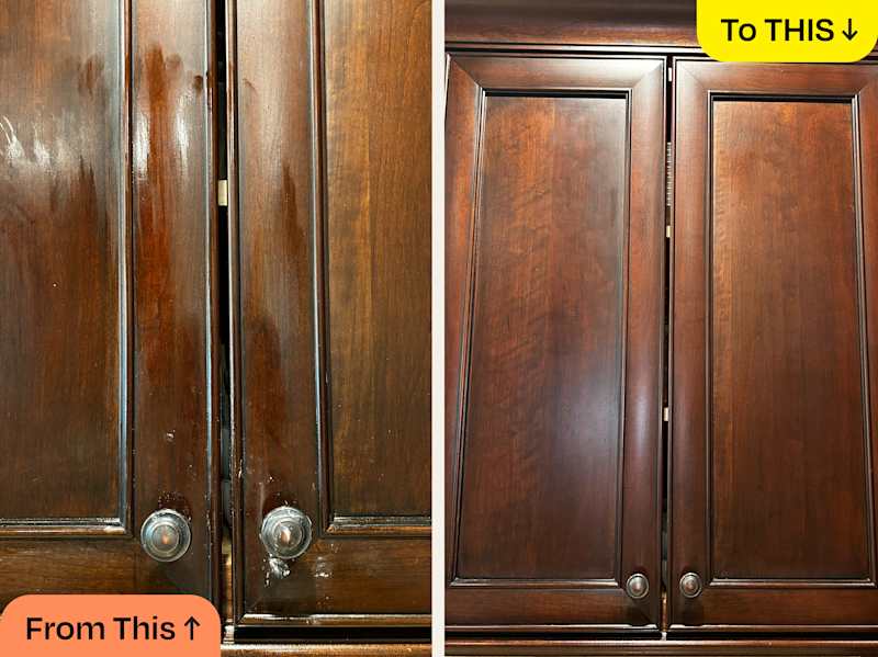 I Just Discovered a Brilliant 2-Minute Cabinet Cleaning Trick (It Was ...