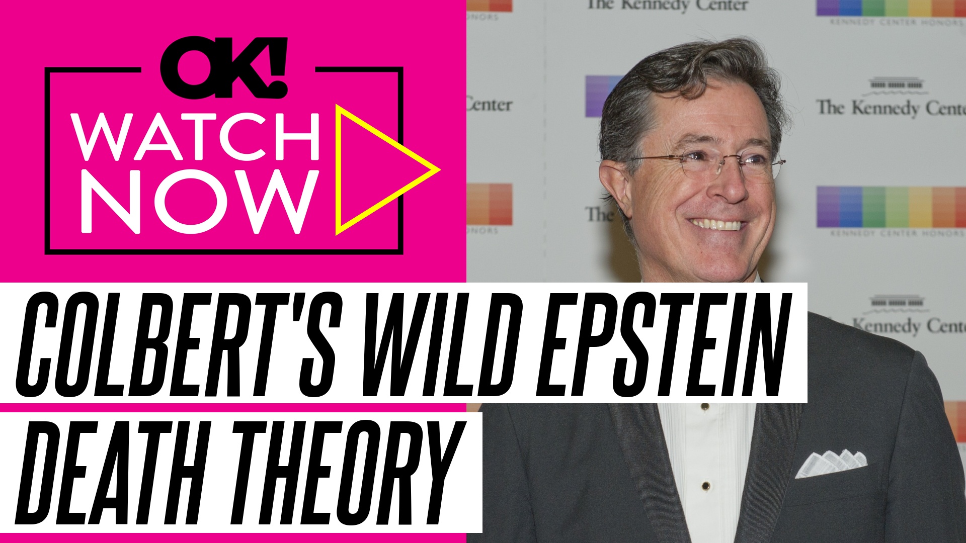 Stephen Colbert Jokinly Touts Crazy Conspiracy Theory About How Jeffrey