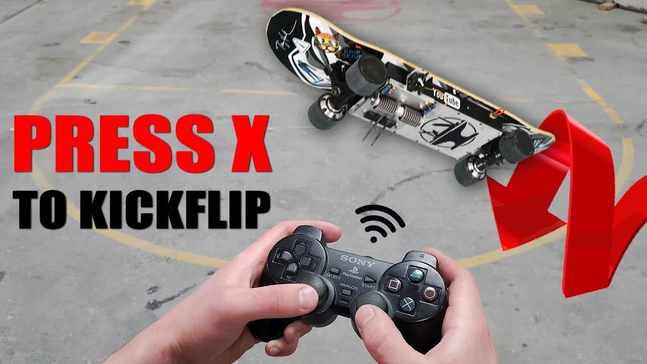 Self-Kickflipping Skateboard: Trick Tech in Action!