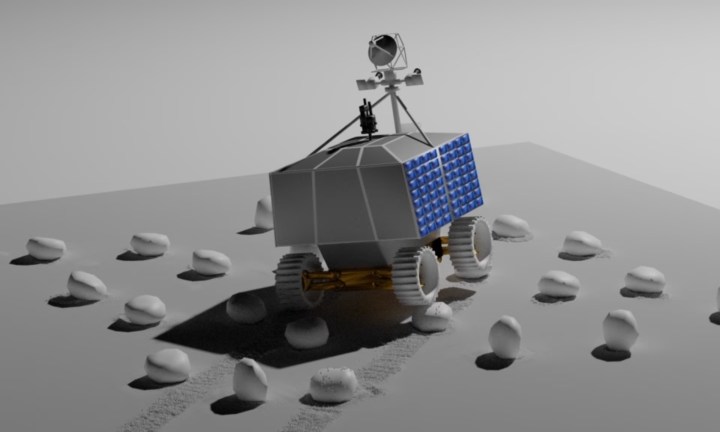 Project Chrono simulation of the Mars Curiosity Rover