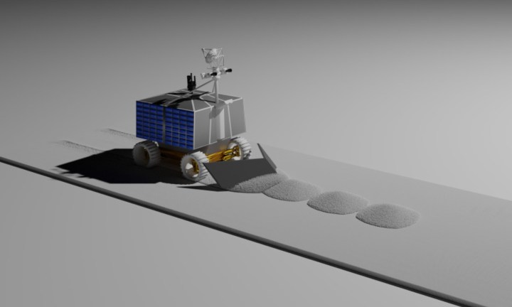Project Chrono software modeling rover simulation.