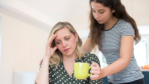Around 12% of teens are unpaid carers and it's harming their prospects. Daisy Daisy/Shutterstock
