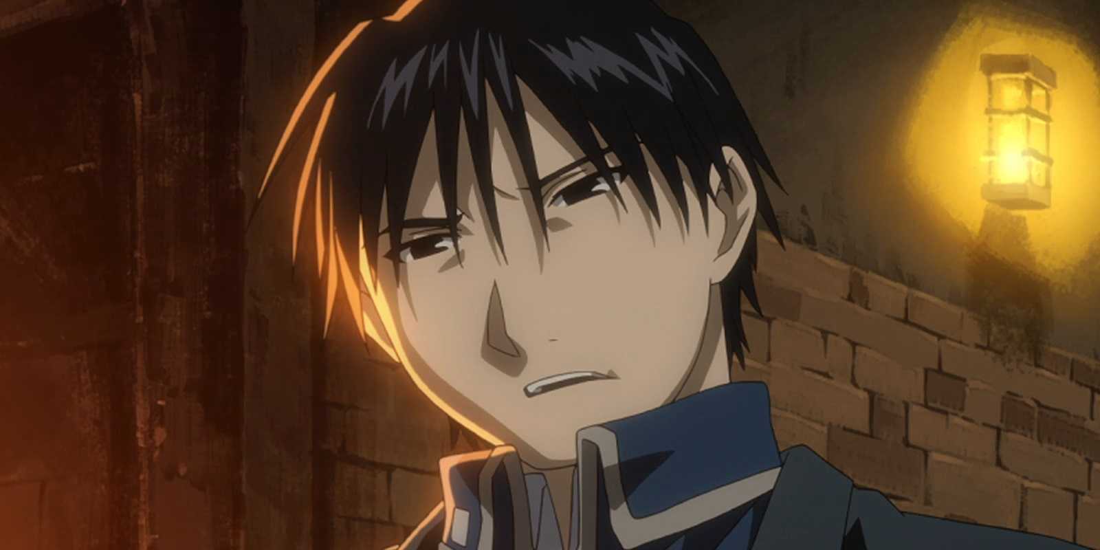 Roy Mustang talks in a tunnel.