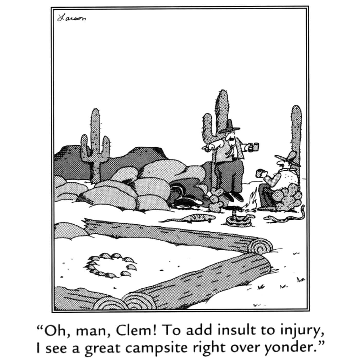 far side cowboys at a bad campsite comic-1