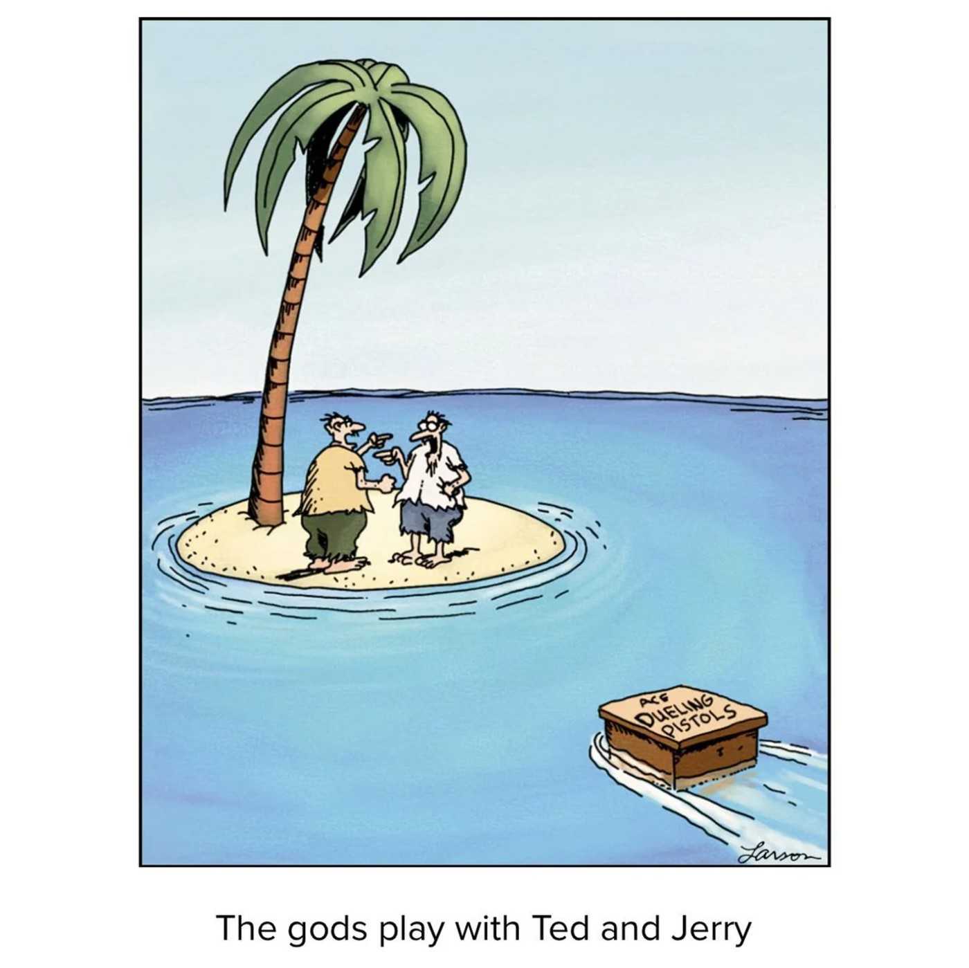 far side duelling pistols comic