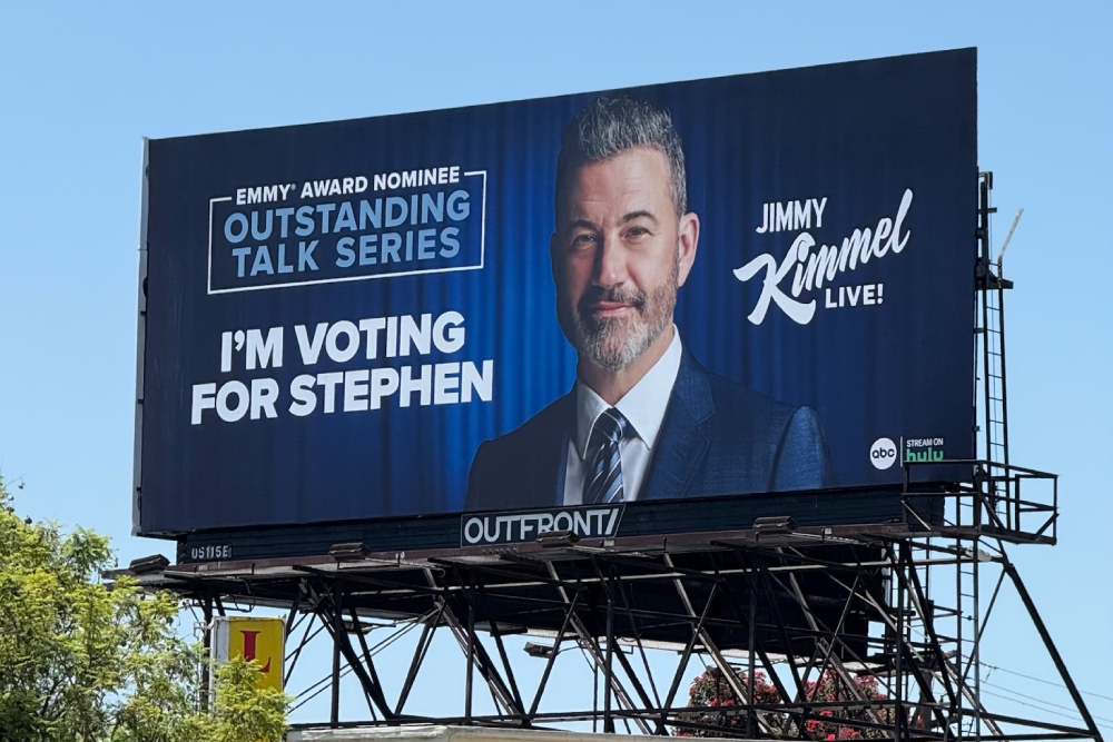 ‘I'm Voting for Stephen' Jimmy Kimmel's Emmys FYC Ad Stands Up for