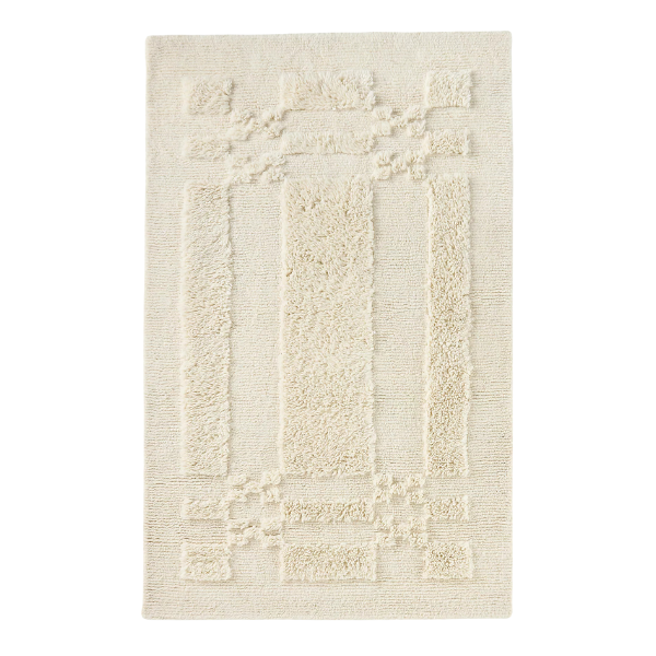 Anthropologie, Florine Hand-Tufted Wool Shag Sculpted Rug