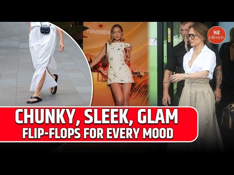 Flip-Flops Just Got Fancy: Celebs Turn Casual Into Couture