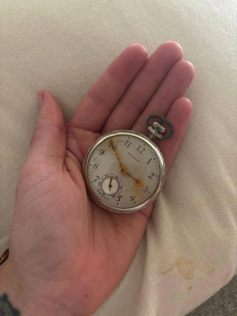 The Deupree family was able to recover a pocket watch that belonged to Dr. Tague Chisholm, a patriarch who was a pioneering pediatric surgeon. They thought the watch had been lost in the July 4 flooding along the Guadalupe River.