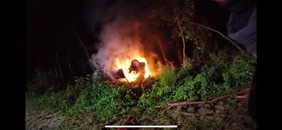 Driver Allegedly Flees After Fiery Crash In Norwich