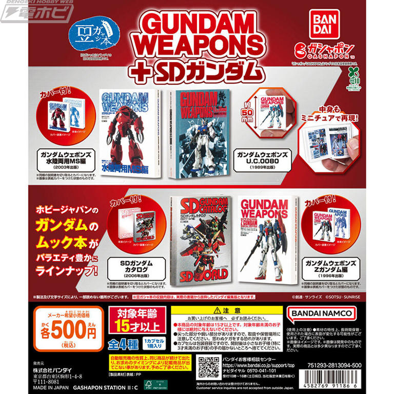 ホビージャパンから発刊されたガンプラのムック本がミニチュア