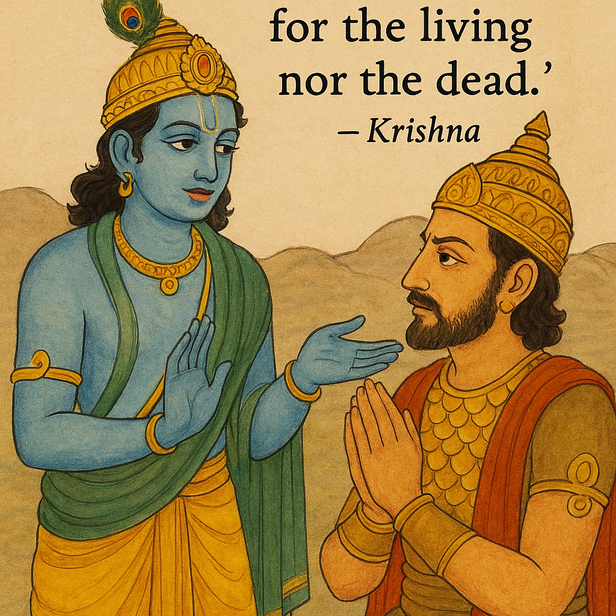 Krishna’s words guide us when life feels