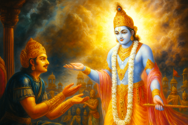 Krishna says: “Surrender the fruits of your actions.” Letting go isn’t weakness it’s wisdom.