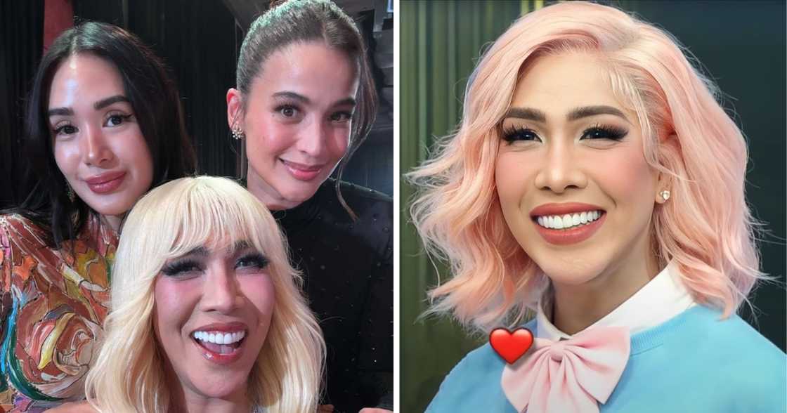 Vice Ganda captures glamorous moment with Anne Curtis, Heart Evangelista at  GMA Gala 2025