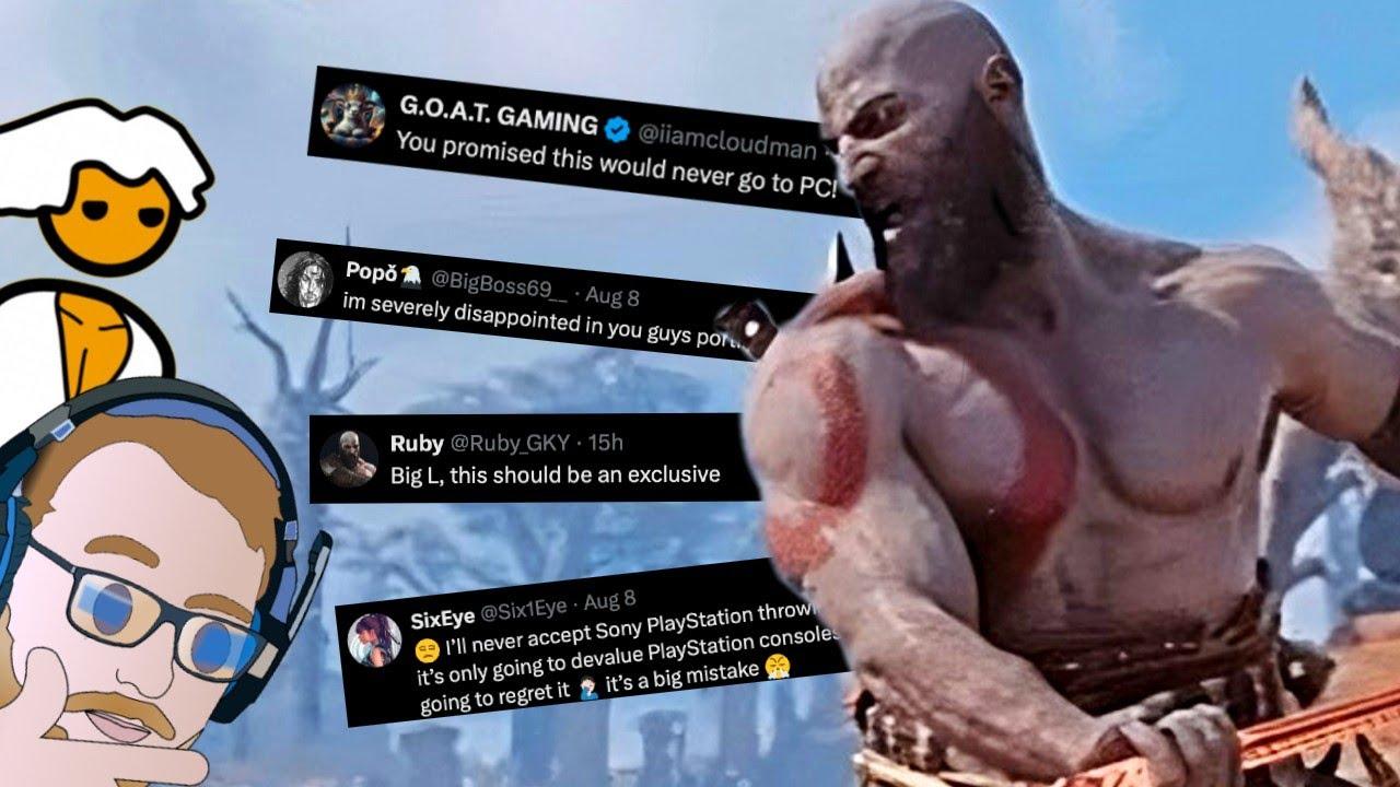 Ps5 Fanboys Rage After Sony Promotes The God Of War Ragnarok Pc Port