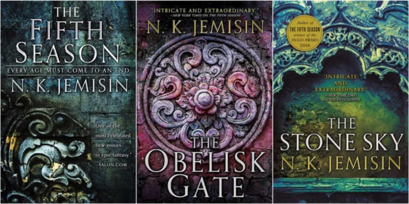 The Broken Earth Trilogy cover art.