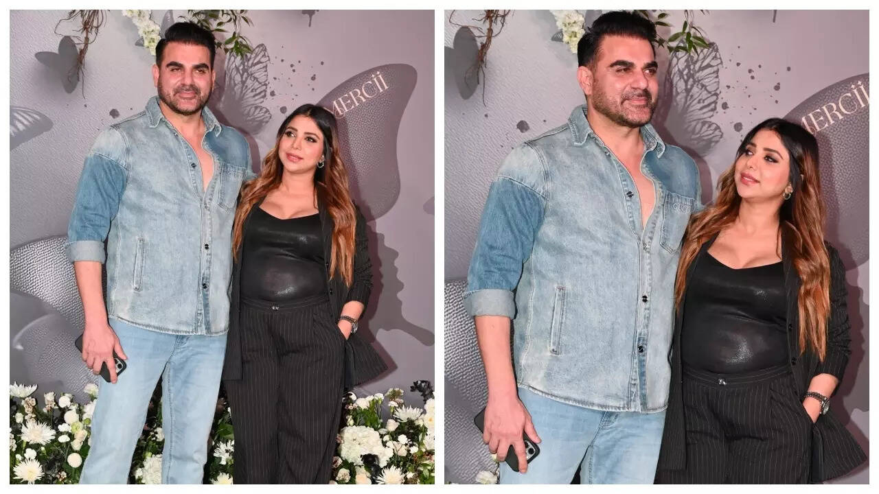 Arbaaz Khan is all smiles as pregnant wife Sshura Khan shows off her baby  bump at his birthday celebrations with sister Arpita Khan Sharma- Pic