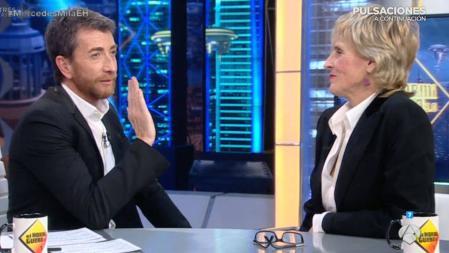 Pablo Motos y Mercedes Milá, en 'El Hormiguero' Antena 3