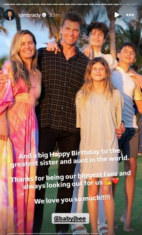 Tom Brady Poses in New Family Photo as He and Sister Julie Mark Their