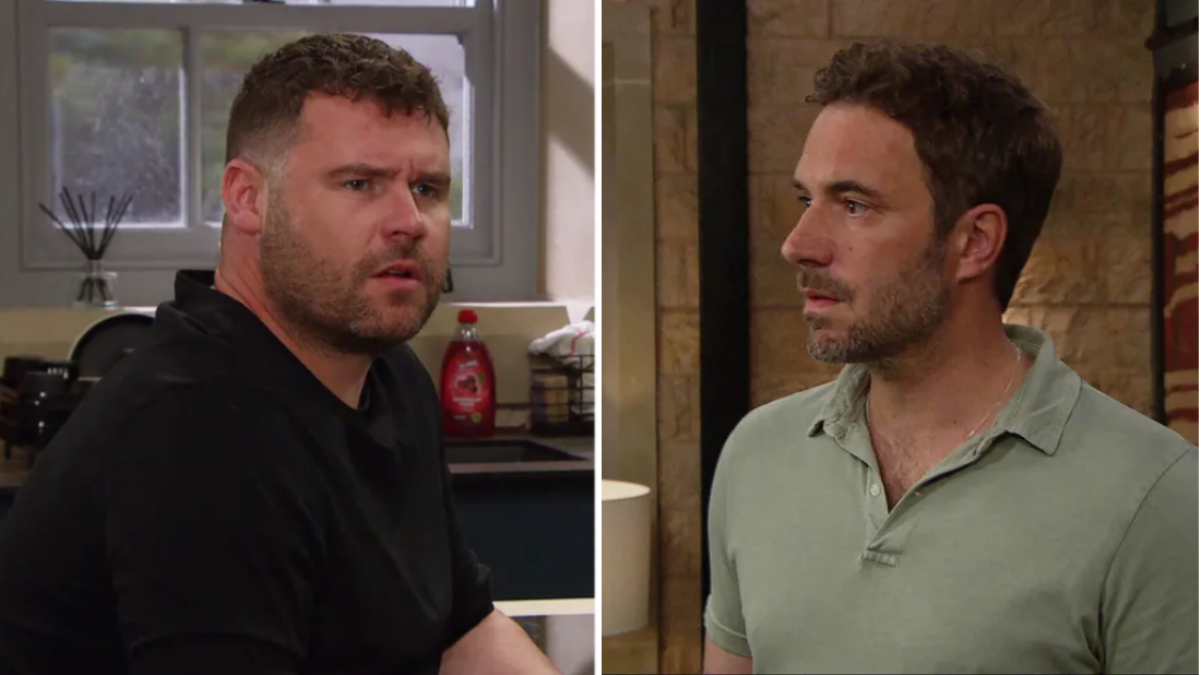 John risks heartbreak advising Aaron in Emmerdale