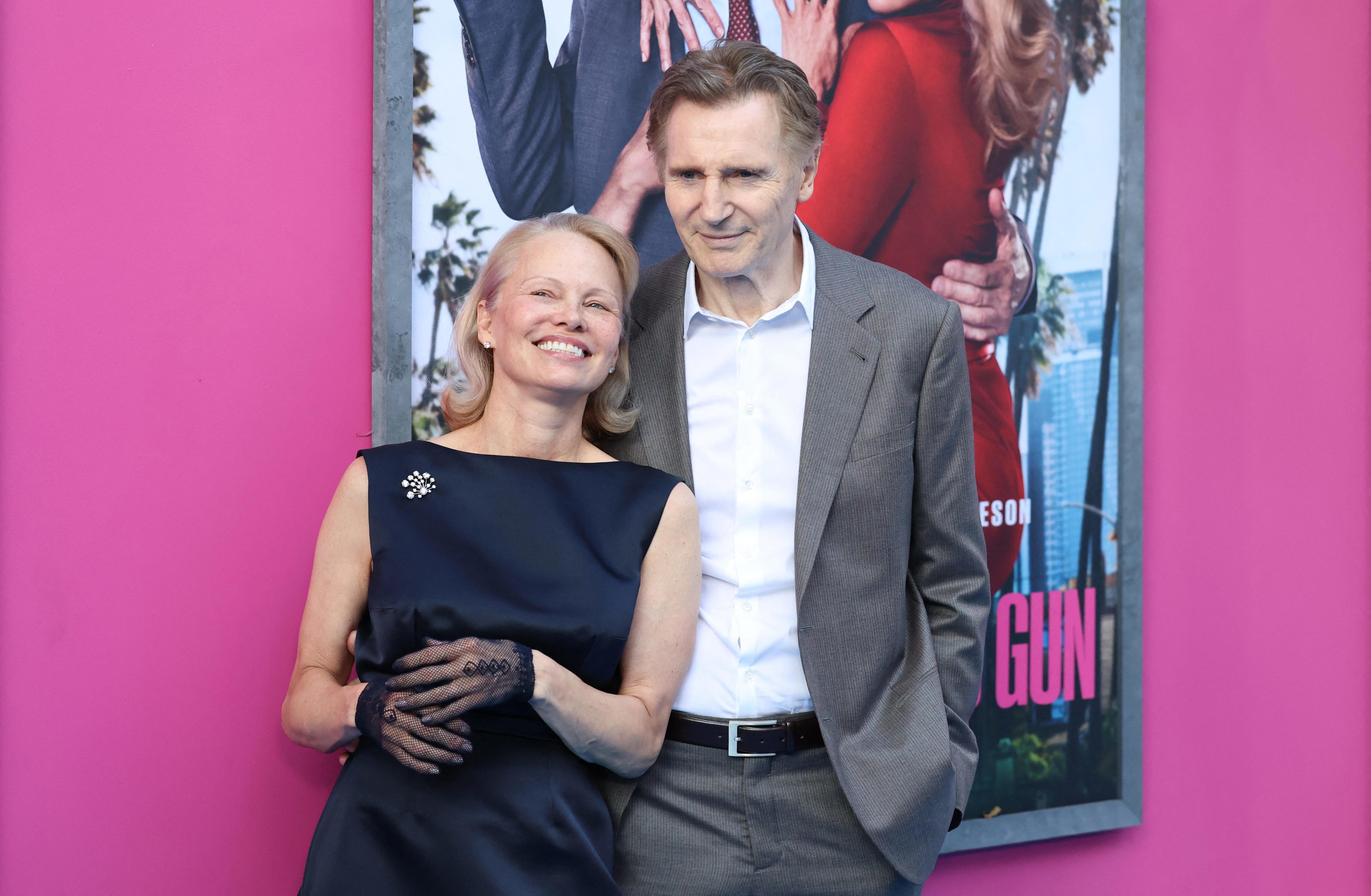 Pamela Anderson slams 'PR stunts' amid Liam Neeson dating rumors