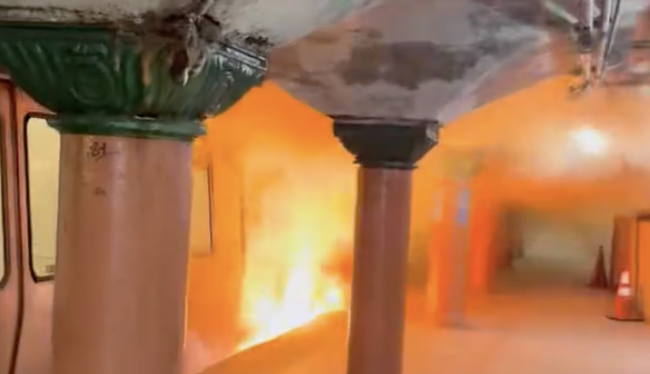 Passengers Flee As Fire Erupts On New Jersey Train