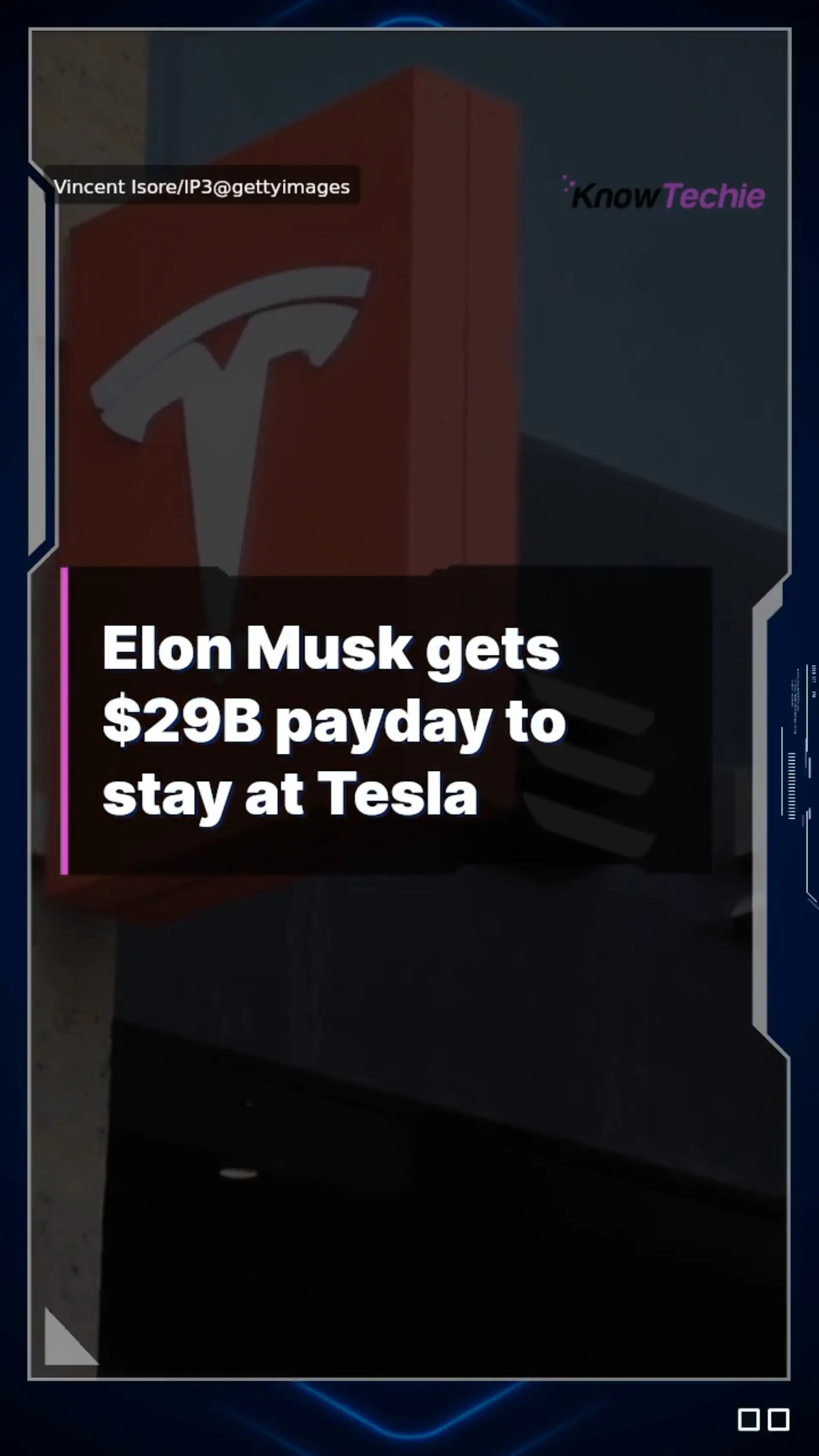 Elon Musk gets 29B payday to stay at Tesla