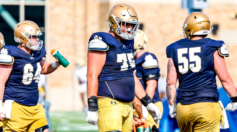 Sullivan Absher Has Earned Trust From His Notre Dame Teammates