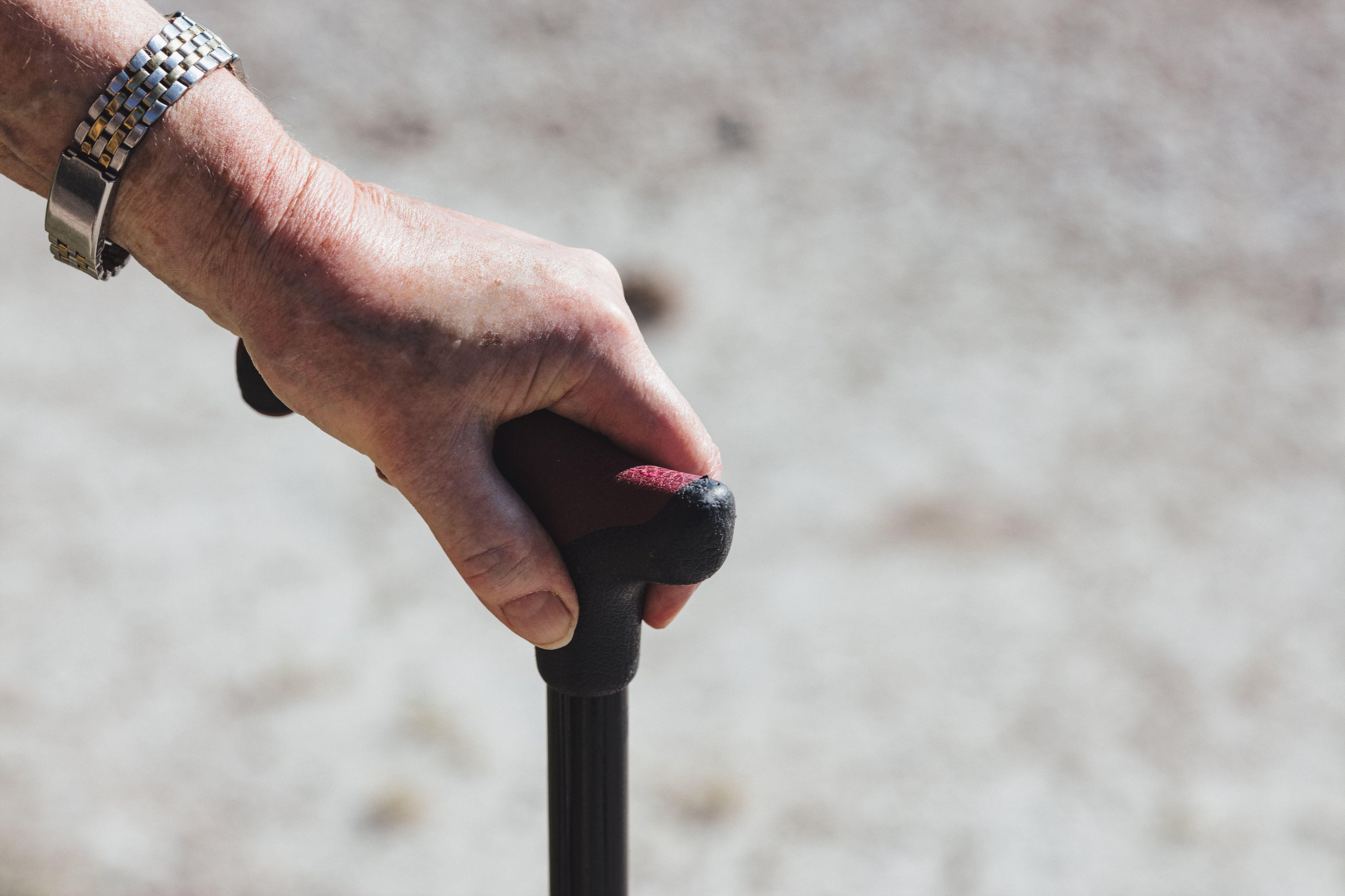 Using walking aids or sticks will offer more support (Alamy/PA)