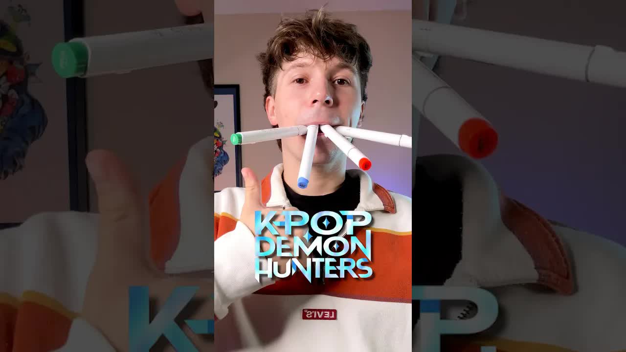 drawing kpop demon hunter tiger