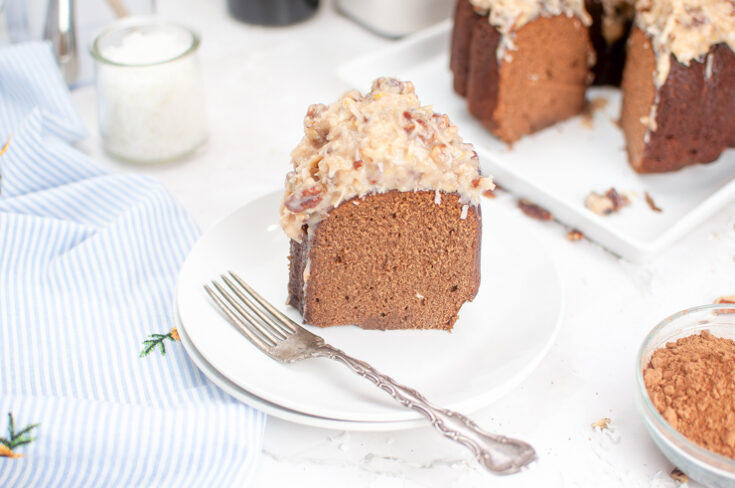 Homemade German Chocolate Bundt Cake