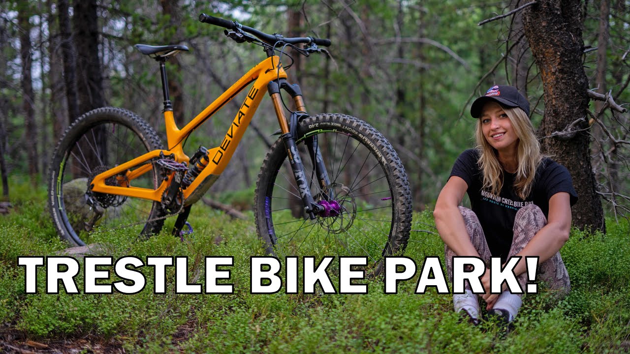 Trestle Bike Park Party Laps – Trails in Winter Park op Volle Snelheid