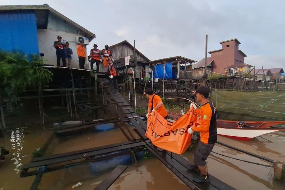 Dua Korban Tenggelam di Sungai Mahakam Ditemukan Meninggal