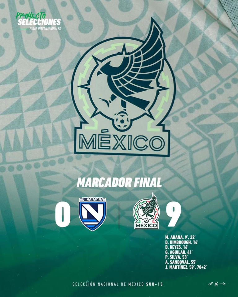 Estruendoso resultado de la Selección Mexicana | IG: @miseleccionsubs