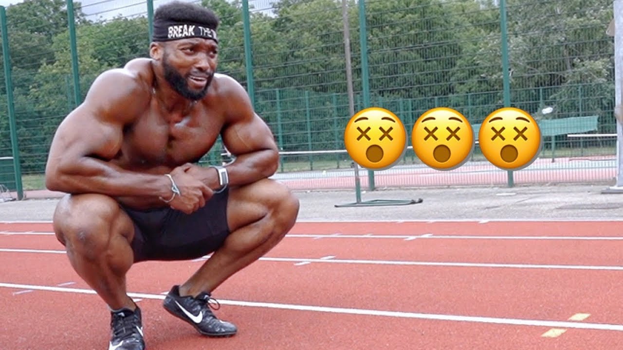 Bodybuilder tries speed and agility training | This was horrible