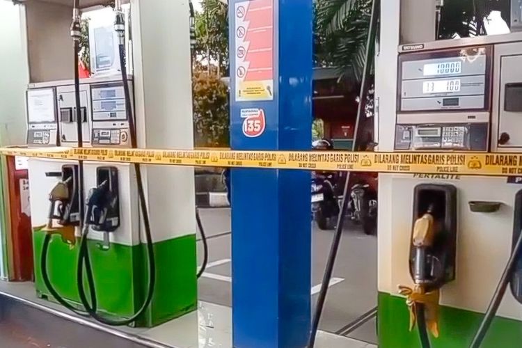 Pertalite Tercampur Solar, Belasan Motor Mogok Massal di Jakarta Barat