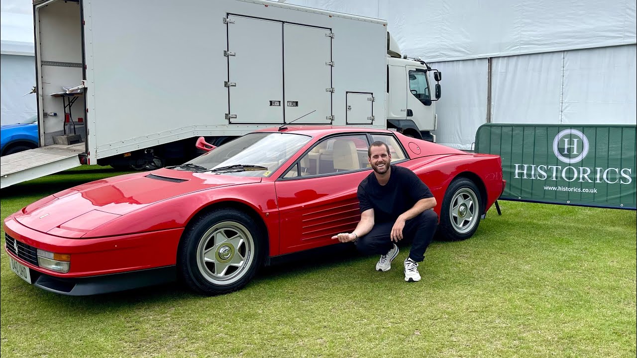 Tom flips a Ferrari Testarossa at auction