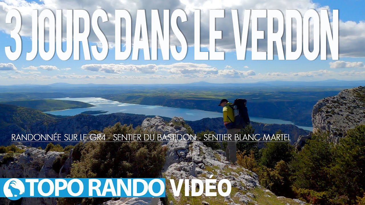 Gorges du Verdon en 3 Jours – GR4 et Sentier Blanc-Martel