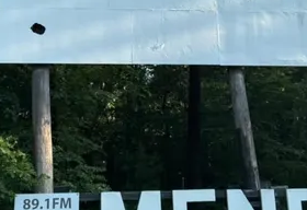 The show must go on: Mendon Drive-In movie screen damaged by wild turkey