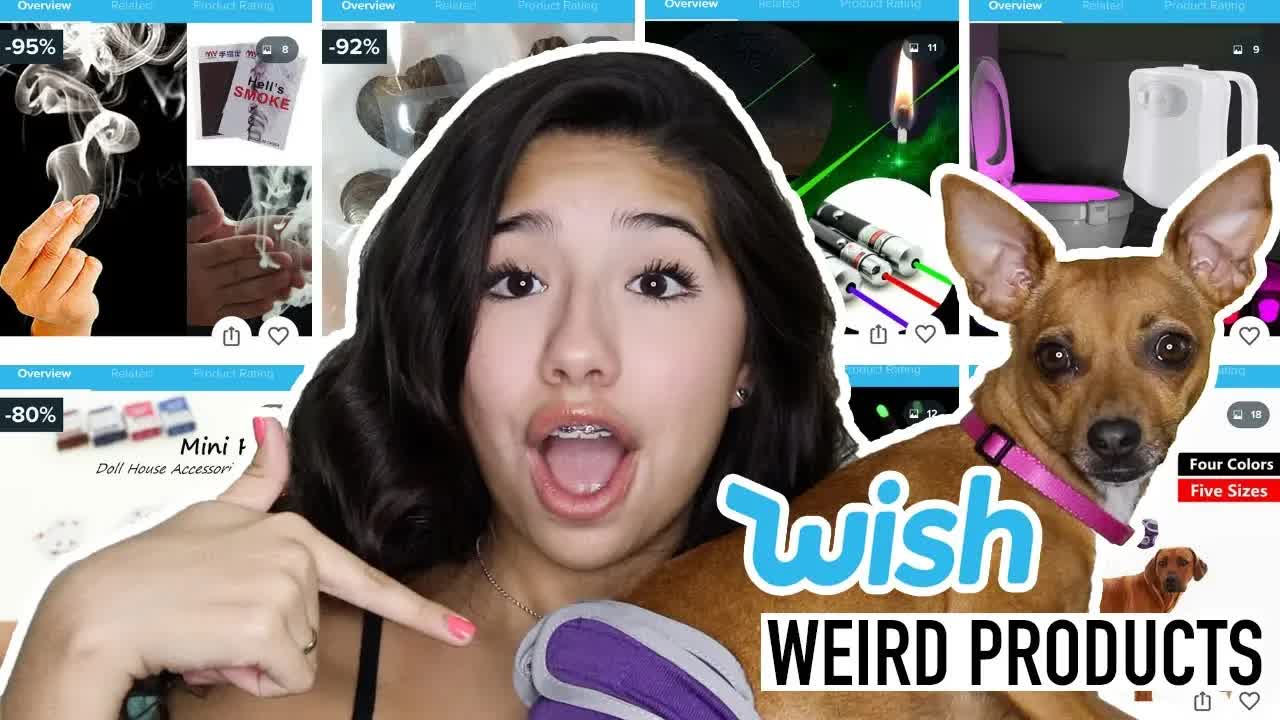 Testing weird Wish products!